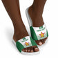 Custom Zimbabwe Sables Rugby Slide Sandals African Patterns