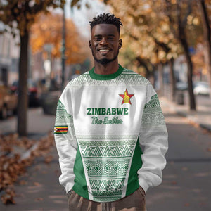 Custom Zimbabwe Sables Rugby Sweatshirt African Patterns - African Pride