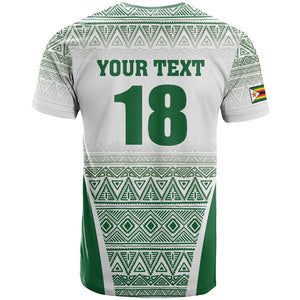 Custom Zimbabwe Sables Rugby T shirt African Patterns - African Pride