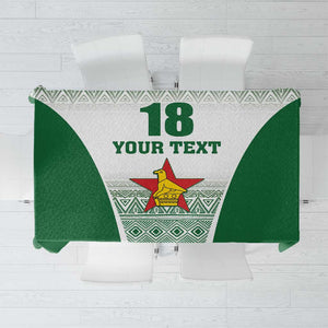 Custom Zimbabwe Sables Rugby Tablecloth African Patterns - African Pride