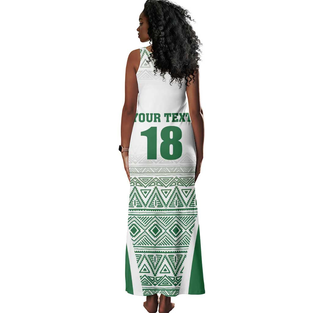 Custom Zimbabwe Sables Rugby Tank Maxi Dress African Patterns - African Pride