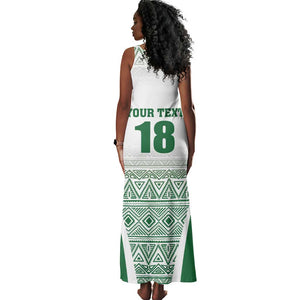 Custom Zimbabwe Sables Rugby Tank Maxi Dress African Patterns - African Pride