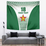 Custom Zimbabwe Sables Rugby Tapestry African Patterns - African Pride
