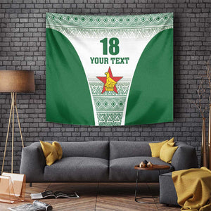 Custom Zimbabwe Sables Rugby Tapestry African Patterns - African Pride