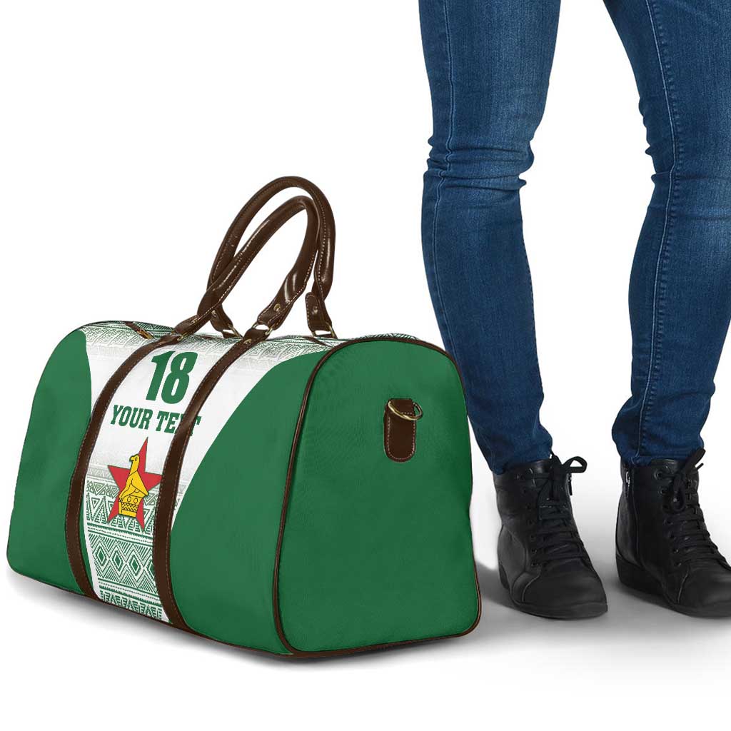 Custom Zimbabwe Sables Rugby Travel Bag African Patterns