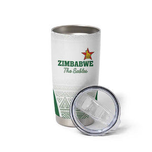 Custom Zimbabwe Sables Rugby Tumbler Cup African Patterns - African Pride