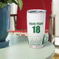 Custom Zimbabwe Sables Rugby Tumbler Cup African Patterns - African Pride