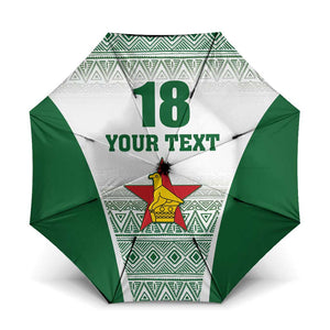 Custom Zimbabwe Sables Rugby Umbrella African Patterns