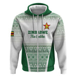 Custom Zimbabwe Sables Rugby Zip Hoodie African Patterns - African Pride