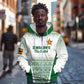Custom Zimbabwe Sables Rugby Zip Hoodie African Patterns - African Pride