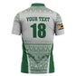 Custom Zimbabwe Sables Rugby Zipper Polo Shirt African Patterns