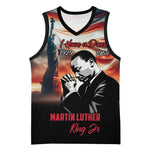 Happy MLK Day Basketball Jersey Black Americans Leaders I Have a Dream - African Pride