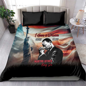 Happy MLK Day Bedding Set Black Americans Leaders I Have a Dream