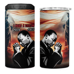 Happy MLK Day 4 in 1 Can Cooler Tumbler Black Americans Leaders I Have a Dream