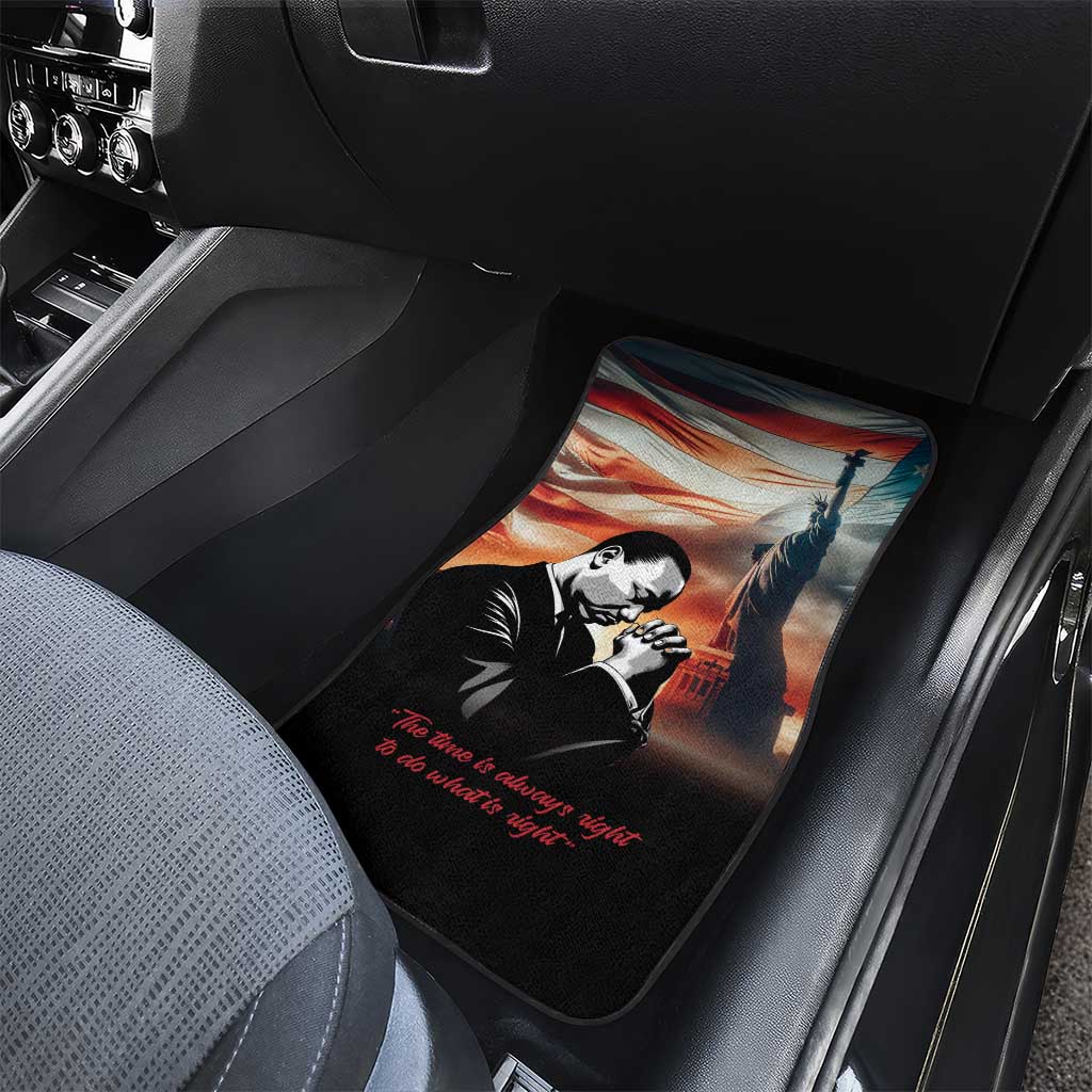 Happy MLK Day Car Mats Black Americans Leaders I Have a Dream
