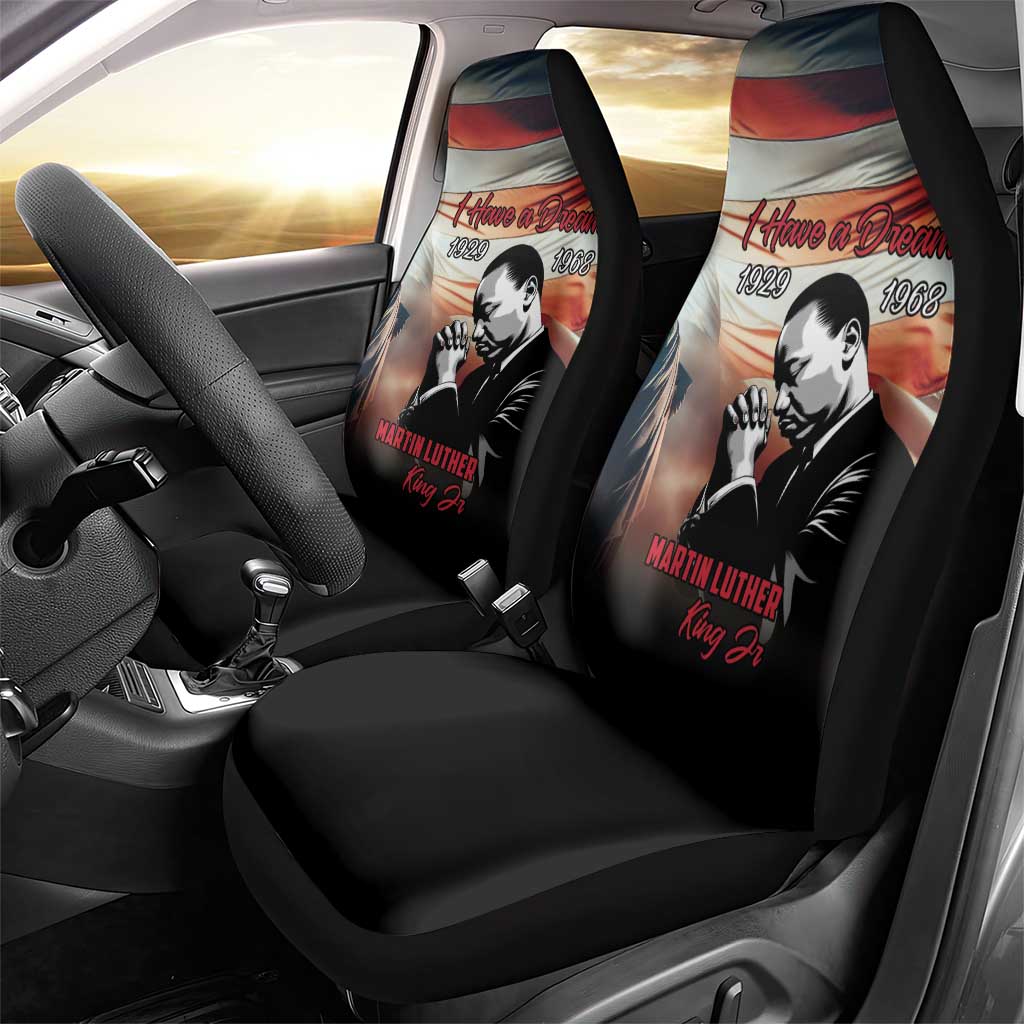 Happy MLK Day Car Seat Cover Black Americans Leaders I Have a Dream