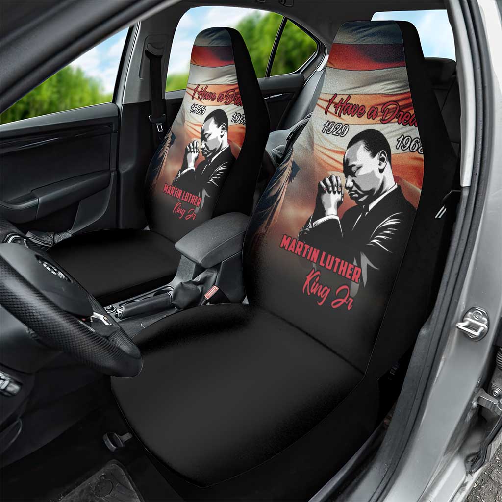 Happy MLK Day Car Seat Cover Black Americans Leaders I Have a Dream