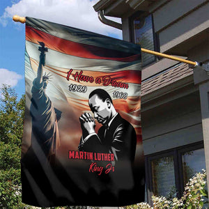 Happy MLK Day Garden Flag Black Americans Leaders I Have a Dream