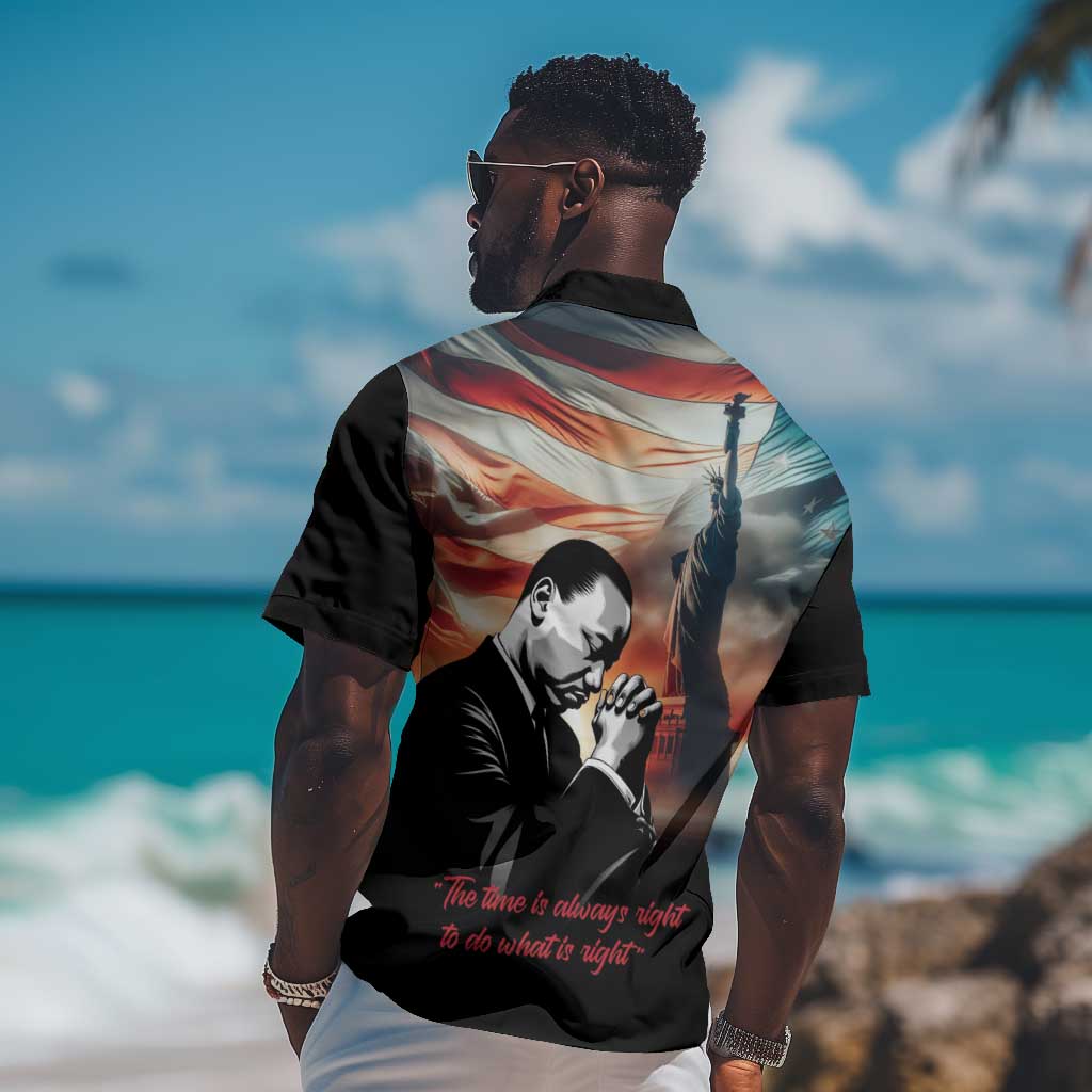 Happy MLK Day Hawaiian Shirt Black Americans Leaders I Have a Dream
