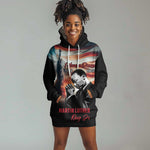 Happy MLK Day Hoodie Dress Black Americans Leaders I Have a Dream
