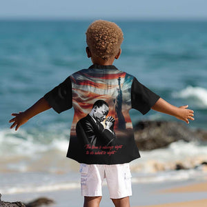 Happy MLK Day Kid Hawaiian Shirt Black Americans Leaders I Have a Dream