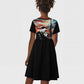 Happy MLK Day Kid Short Sleeve Dress Black Americans Leaders I Have a Dream