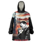 Happy MLK Day Kid Wearable Blanket Hoodie Black Americans Leaders I Have a Dream