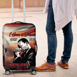 Happy MLK Day Luggage Cover Black Americans Leaders I Have a Dream