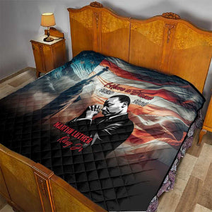 Happy MLK Day Quilt Black Americans Leaders I Have a Dream