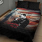 Happy MLK Day Quilt Bed Set Black Americans Leaders I Have a Dream