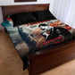 Happy MLK Day Quilt Bed Set Black Americans Leaders I Have a Dream