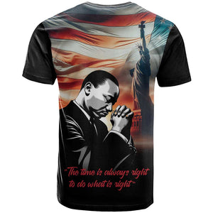 Happy MLK Day T shirt Black Americans Leaders I Have a Dream