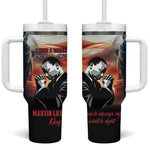 Happy MLK Day Tumbler With Handle Black Americans Leaders I Have a Dream