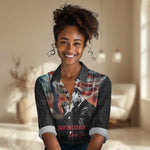 Happy MLK Day Women Casual Shirt Black Americans Leaders I Have a Dream LT18