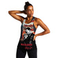 Happy MLK Day Women Racerback Tank Black Americans Leaders I Have a Dream
