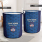 Cape Verde Football 2026 Laundry Basket Atlantic Blue Sharks Heritage