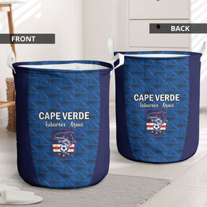 Cape Verde Football 2026 Laundry Basket Atlantic Blue Sharks Heritage