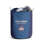 Cape Verde Football 2026 Laundry Basket Atlantic Blue Sharks Heritage