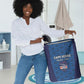Cape Verde Football 2026 Laundry Basket Atlantic Blue Sharks Heritage