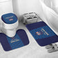 Cape Verde Football 2026 Bathroom Set Atlantic Blue Sharks Heritage