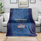 Cape Verde Football 2026 Blanket Atlantic Blue Sharks Heritage