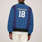 Custom Cape Verde Football 2026 Bomber Jacket Atlantic Blue Sharks Heritage