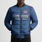 Custom Cape Verde Football 2026 Bomber Puffer Jacket Atlantic Blue Sharks Heritage