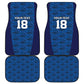 Custom Cape Verde Football 2026 Car Mats Atlantic Blue Sharks Heritage