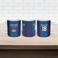 Custom Cape Verde Football 2026 Ceramic Mug Atlantic Blue Sharks Heritage