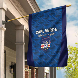 Cape Verde Football 2026 Garden Flag Atlantic Blue Sharks Heritage