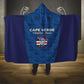 Cape Verde Football 2026 Hooded Blanket Atlantic Blue Sharks Heritage