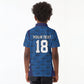 Custom Cape Verde Football 2026 Kid Polo Shirt Atlantic Blue Sharks Heritage
