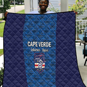 Cape Verde Football 2026 Quilt Atlantic Blue Sharks Heritage