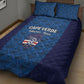 Cape Verde Football 2026 Quilt Bed Set Atlantic Blue Sharks Heritage